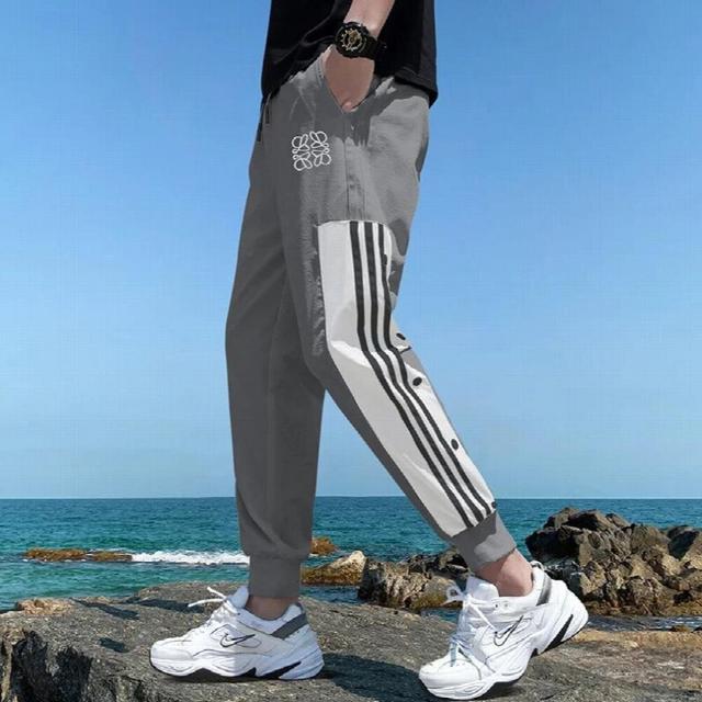 Overalls Mens Casual Long Pants Style Sports Ankle-Length Pants