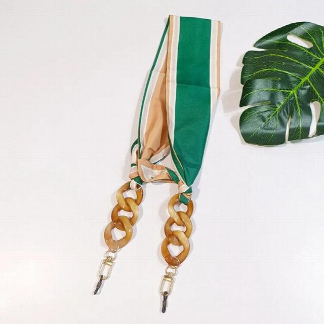 Silk Scarf Lanyard Anti-loss Mask Rope Ladys Acrylic Glasses Belt Chains Sunglasses-Chain Halter Neck-Chain Hat-Chain