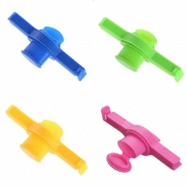 4pcs Snack Closure Clip Food Seal Milk Powder Clips Plastic Bag Dispense Nozzle Clip Food Bag Sealer Kitchen Gadgets