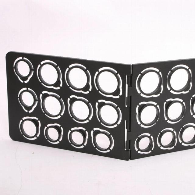 Hot High Easily Measure Customer Ring Size Plastic Portable US Folding Ring Sizes