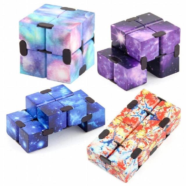 3Pcs Galaxy Infinity Cube Autism Toys For Children Anti Stress Kids Adults Juguetes Antiestr?s Ansiedad K???? A?????????