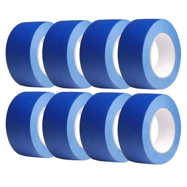 Painters Tape 2 Inch Wide, 8 Pack Blue Masking Tape for Use, 2 Inches x 55 Yards x 8 Rolls