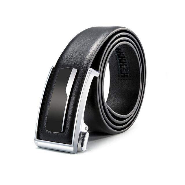 Top Cow Leather Belt Men Strap Male Belt Metal Automatic Buckle male strap 3.5cm Width