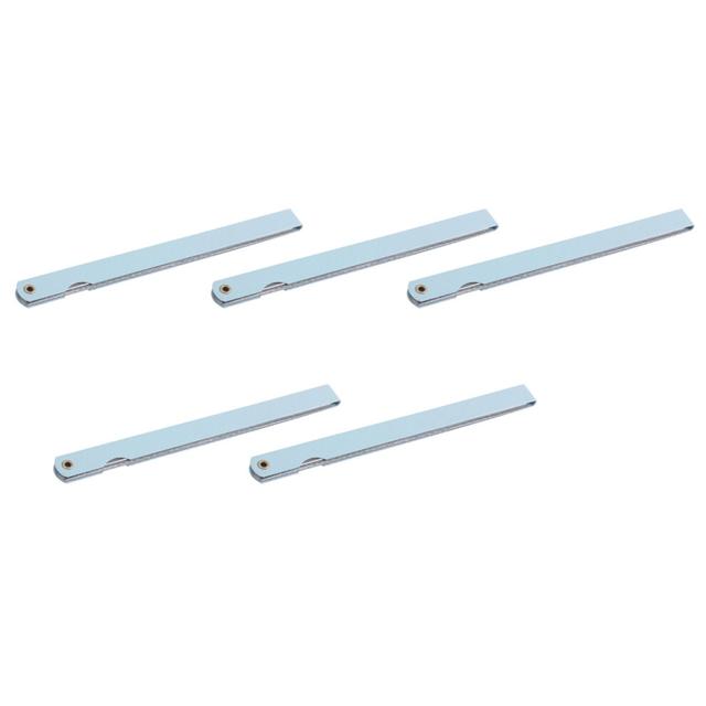 5pcs 200mm Long 17 Leaves 0.02mm-1.0mm Space Thick Measure Feeler Gauge Gage
