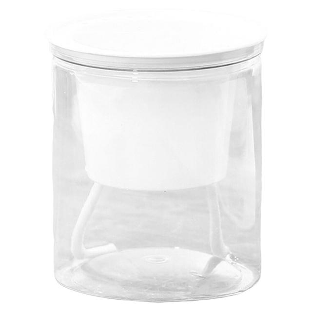 Plastic Self Plant Growing Kits Watering Flower Pots Stylish Water-saving