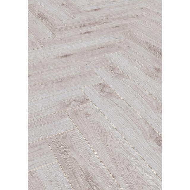 (1.238 mÂ² / Pack, Bordeaux Oak D3516) Herri Wood Effect Click Laminate Flooring - Herringbone(8mm)