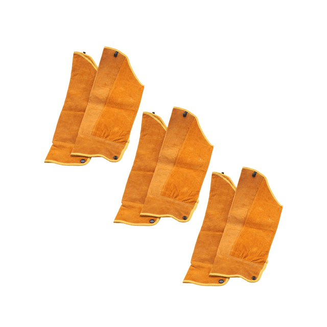 6Pcs 21.6 Inch Imitation Leather Welding Sleeves Protective Heat Arm Sleeve Tool