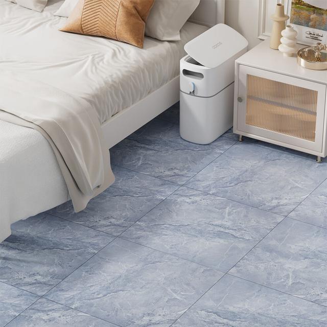 14Pcs 60x60cm Grey Stone Texture PVC Flooring