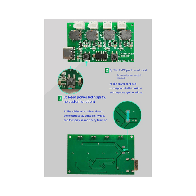 Four- Humidifier Module Control Board Atomizer Driver Module,Set A