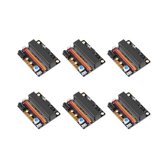 6X Micro-Bit Expansion Board IOBIT V2.0 Breakout Adapter Shield with Buzzer for BBC Kids'S Python Graphics