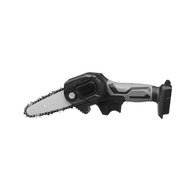 (Two Batteries, EU Plug) 21V 4" Rechargeable Electric Chain Saw Cordless Portable Woodworking Wood Cutter