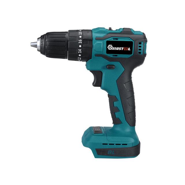 (Two Batteries, EU Plug) 88VF 4500 rpm 90NM Brushless Cordless Electric Drill Flat Drilling with/without Battery