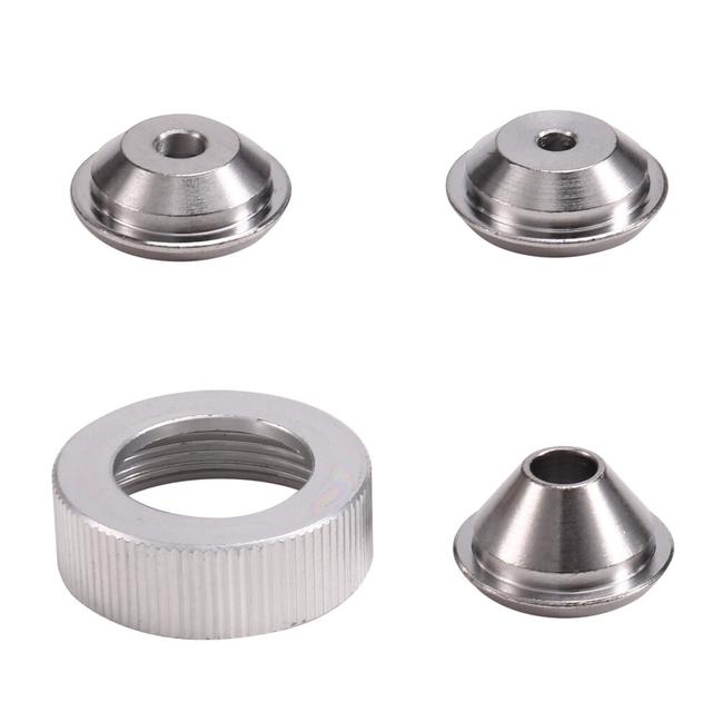 Texture Sprayer Orifice Tip Set,3 Nozzle Tips,Threaded Collar