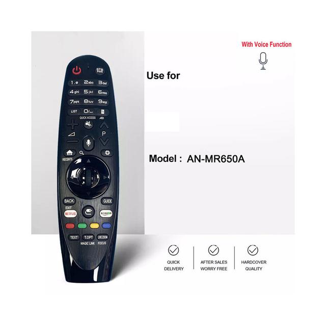 New TV Remote Control AN-MR650A for L Magic Smart LED TV 49UJ6500 60SJ8000 OLED55B7A With Voice and