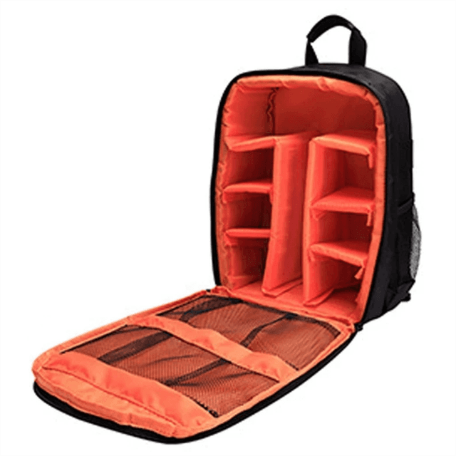 Multi-Functional Digital Camera Backpack Bag Waterproof Outdoor Dslr Camera Bag Lens Pouch DSLR Camera Bag Orange