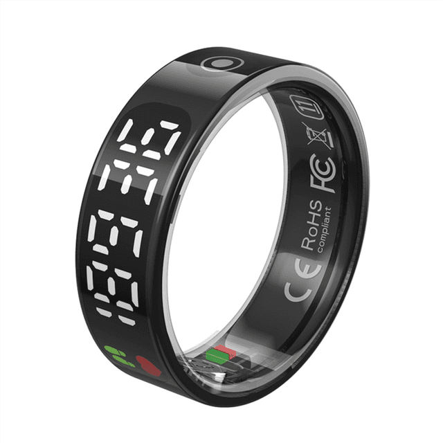 Smart Ring with Display Screen and Touch, Wireless Charging, No.11