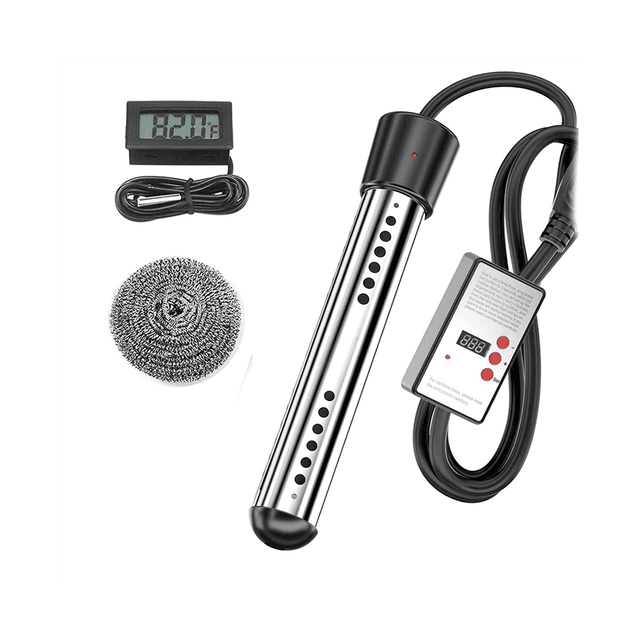 2500W Immersion Heater, Pool Heater Automatic Timer, EU Plug