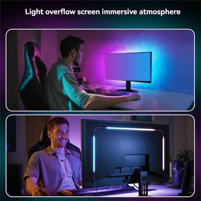 Gaming Lights Strip Monitor Backlight RGB LED for 34 Inch Monitor