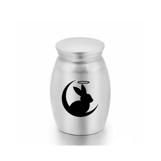 (White-b)(white-b)engraved small souvenir gift human ashes for pets Dog