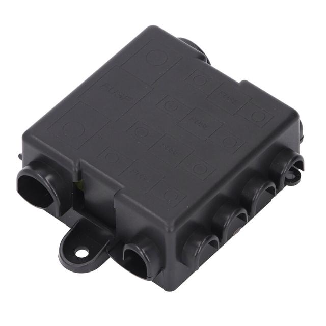 5 Way Fuse Box 12V 24V Power Distribution Fuse Block Holder with 30A 60A 80A 100A 250A Fuses
