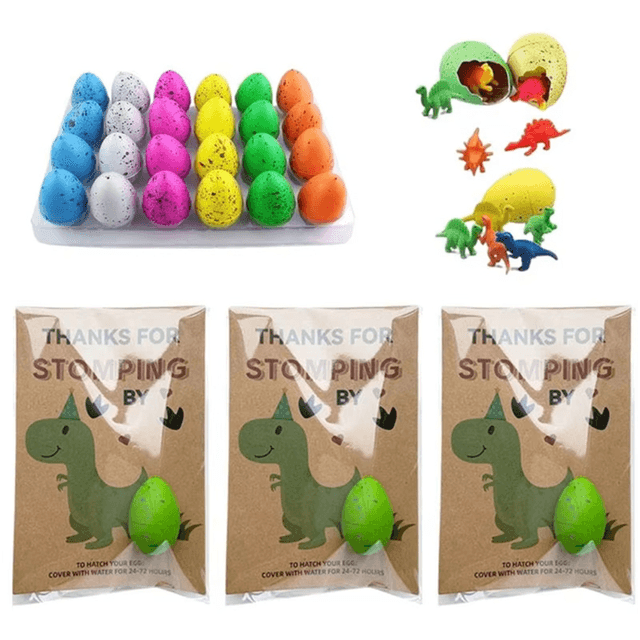 Dino Egg Hatching Valentines 24 Pieces Dinosaur Valentines Set