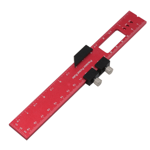 Woodworking Tools Ruler - Pocket Ruler Layout Tool Aluminum 200mm
