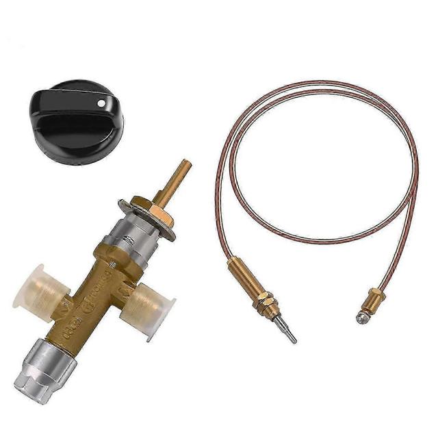 3Pcs/Set Easy Installation LP Gas Heater Propane Valve Assembly Fireplace Repair Flameout Protection