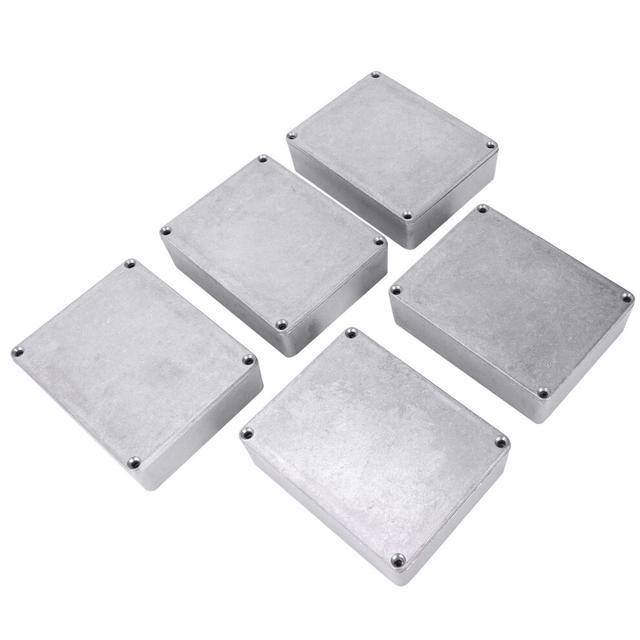 5 Pcs Guitar Effects Pedal Aluminum Stomp Box Enclosure 1590BB