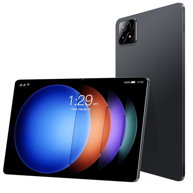 10.1-Inch 1960*1080 High-Clear Tablet Dual Camera Android13 8-Core MT6797 Processor PadS6Pro 6GB+128GB with Case for Home Office Meetings