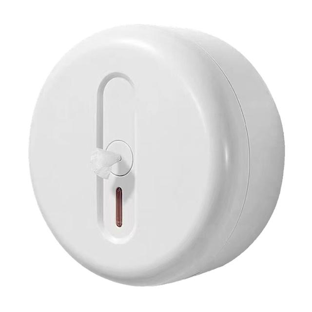 Toilet Paper Dispenser Plastic Wall Mounted Auto Cut Off Waterproof Center Pull Roll Tissue Paper Towel Dispenser Box for Home Commercial U