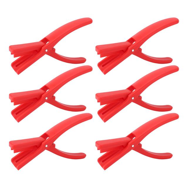 6pcs Crawfish Shell Removal Tool Easily Remove Portable Reusable Crayfish Shell Opener for Household Outdoor Red