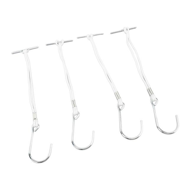 20Pcs Pattern Hooks Hanging Sewing Making Metal Hanger with Rope Ergonomic Handle 260mm