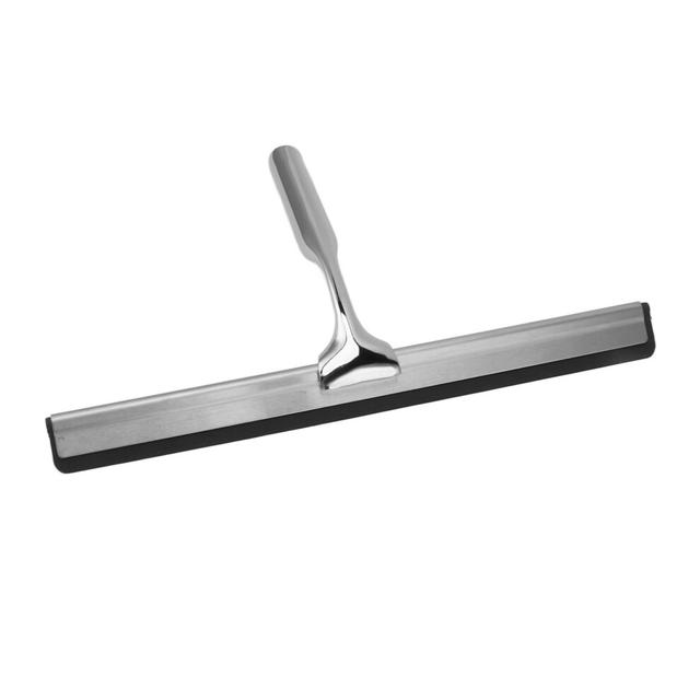 Shower Squeegee Stainless Steel All Purpose Household Bathroom Cleaner Tool for Home Cleaning Window Glass Door Squeegee with Suction Cup H