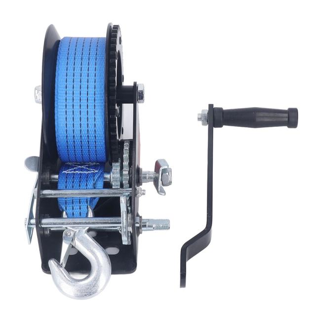 3200lbs Small Hand Winch Alloy Steel Strong Traction 2 Way Ratchet Anti Slip Handle Trailer Winch for Industry