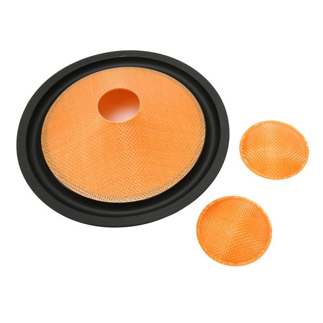 Paper Speaker Cone Drum Paper 1.4 Inch Inner Diameter Subwoofer Cones Drum Paper with Glass Fibre Surround for 8 Inch Speaker