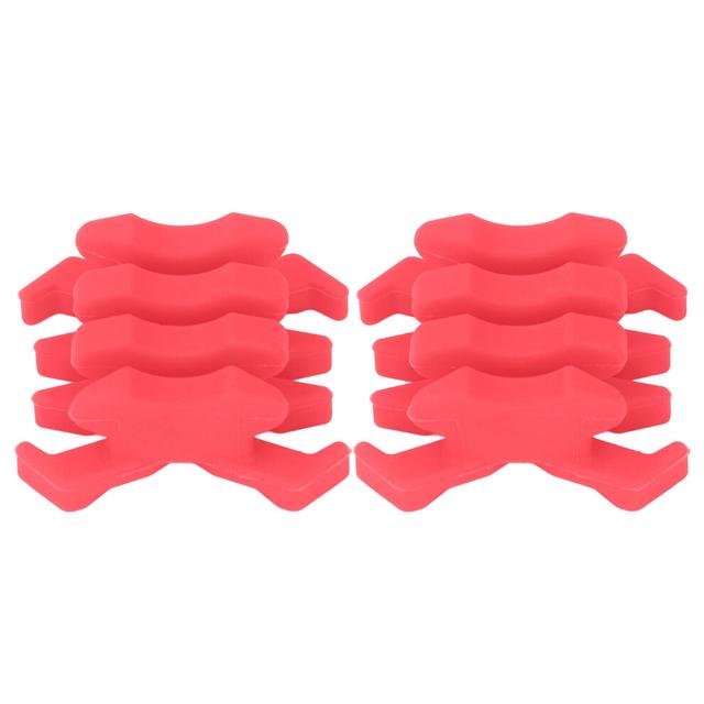 1 Pair Rubber Archery Bow Limbs Vibration Damper Dampener Crab Shaped Stabilizer For Split Limb Compound Bows Red