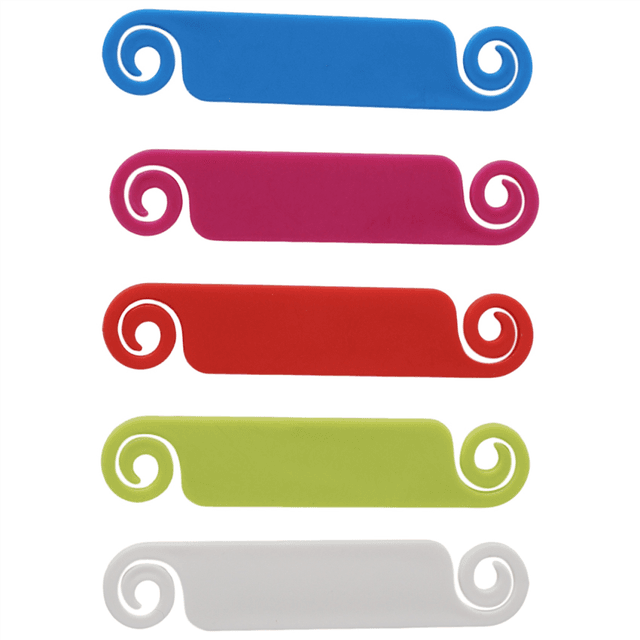 40Pcs Cable Labels Tags for Marking Wires Multicolored Management Clip Cord Identification