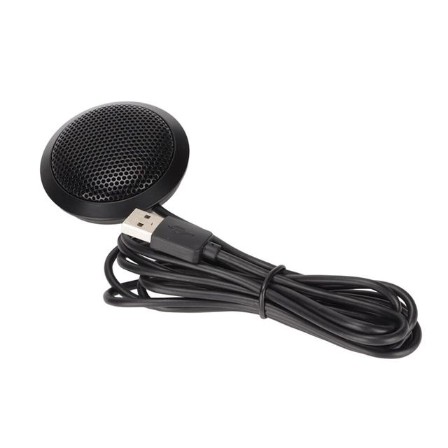 USB Conference Microphone Noise Reduction 360 Omnidirectional Portable Desktop Computer Mic for Laptop Game Podcasts
