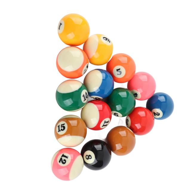 57.2mm American Standard Billiard Ball Set Professional Resin Small Pool Cue Ball Full Set