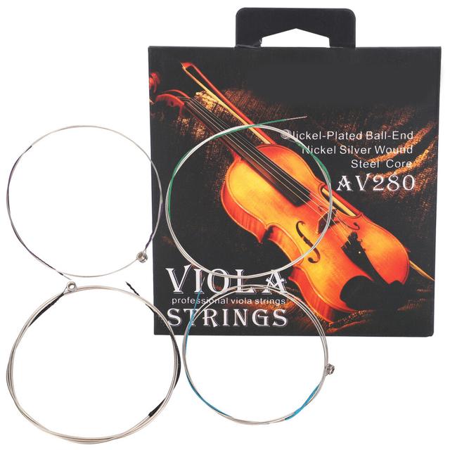 4 Pcs Set Universal Full Set Professional Viola Strings E A D G for 14"16" Violas