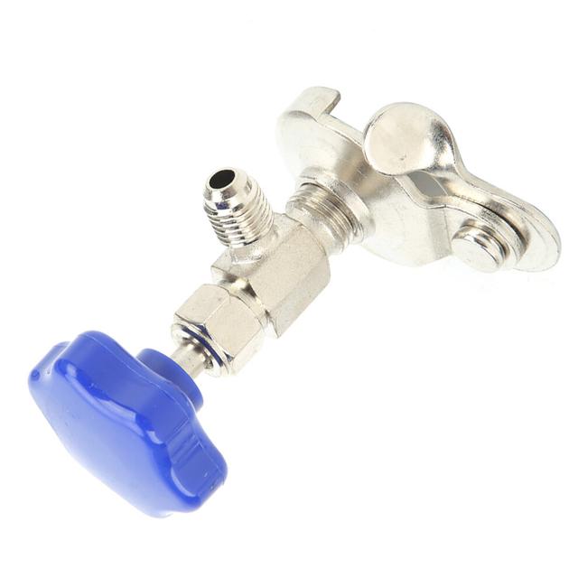 Car Air Conditioning Repair Tool Dispensing Valve Refrigerant Bottle Opener 337B R12 R134A