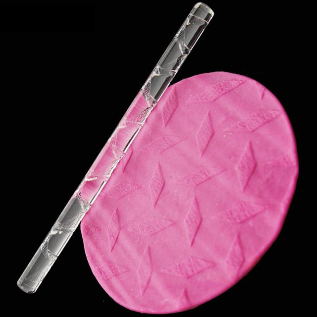 High Quality Acrylic Rolling Pin Pastry Rolling Pin Fondant Plasticine Roller DIY Cake 18#