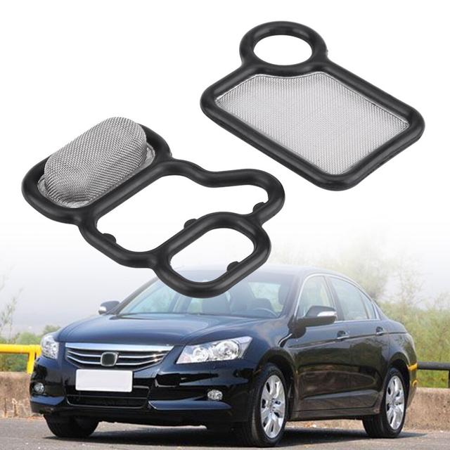 Engine Valve Cover Gasket Set Replacement for Honda Accord 15815-RAA-A02 15845-RAA-A01