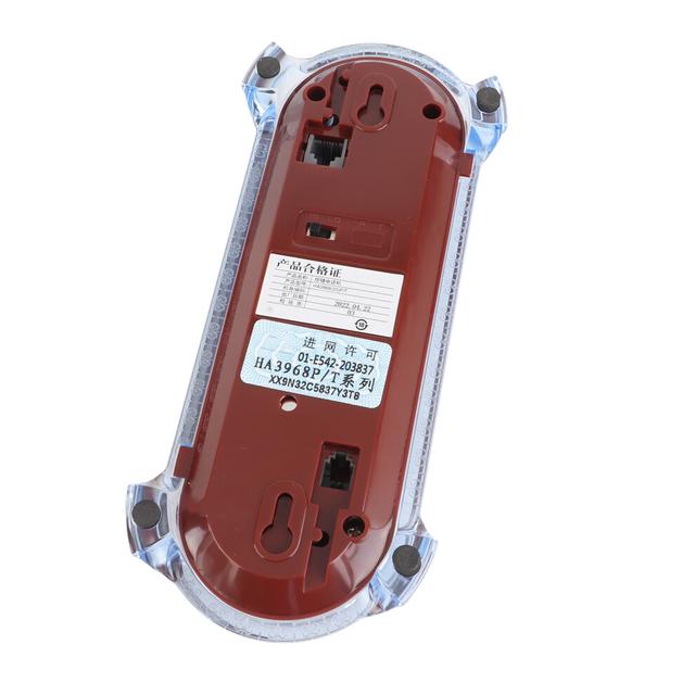 Antique Retro Wall Mounted Telephone Corded Phone Landline Fashion Telephone Red Copper