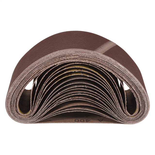 18 Pack Sanding Belts 3X21 Inches(75X533mm) Aluminum Sanding Belt