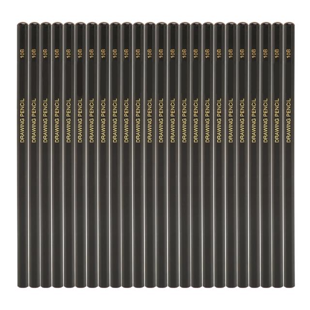 24Pcs Sketch Pencils Graphite Hexagonal Barrel