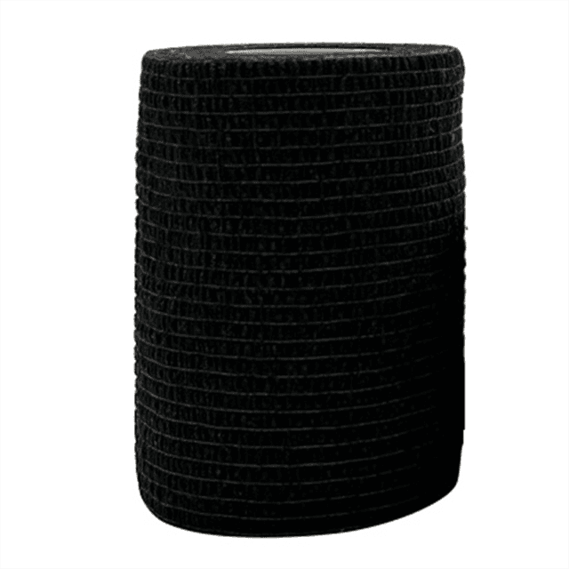 Schwarzes Sport Selbstklebendes Elastisches Bandage-Wickelband fÃ¼r KniestÃ¼tzpolster, Finger, KnÃ¶chel, HandflÃ¤che, Schulter