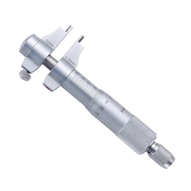 Spiral Micrometer 530mm Internal Measurement Micrometer Stainless Steel Handheld Micrometer Measure Tools