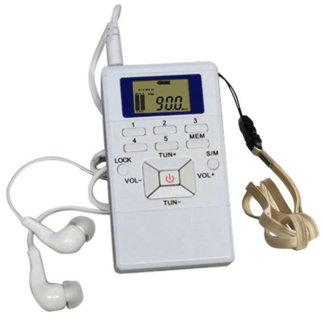 Digital Fm Radio Mini Speaker Portable Receiver Di