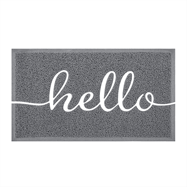 Upgraded Door Mat Outdoor Indoor Hello Doormat, Front Doormat